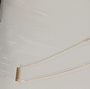 Gold 'Blessed' Necklace